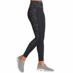 Skechers Ladies GOWALK High Waist Black Floral Print Active Tights Leggings NWT Photo 2