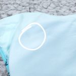 Nanette Lepore Swim Plunging Floral One Piece Swimsuit Light Blue Size 12 Photo 5