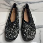 Clarks Women's Black White Cow Hair Leather Un Darcey Ease Ballet Shoes Sz 10 Photo 1