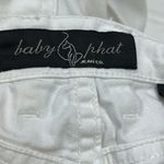 Baby Phat Y2K White Cotton Spandex Blend Denim Wide Leg Cropped Jeans Juniors 9 Photo 10