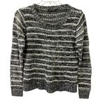 Creazioni Effeci Black White Knit Acrylic scoop Neck Imported Sweater Womens L Size L Photo 7