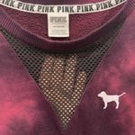 PINK - Victoria's Secret PINK Tie Dye Burgundy Sweater Photo 2
