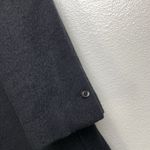 Kuro Japan Wool Coat Size 2 Black Large Pockets Unisex Button Up Japanese Cupro Photo 6
