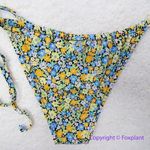NEW‎ Rhythm Free People Carrie Itsy Bikini Bottom, size S Blue Photo 10