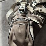 Coach Limited Edition Madison Spectator Cream/Taupe Hobo in Grey/White Bag Photo 10