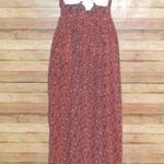 Dear John Elia Sleeveless Maxi Dress Size M Adjustable Straps V-Neck Lined Ruffle Photo 6