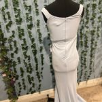 B Darlin Baby Blue Off The Shoulder Gown Photo 6