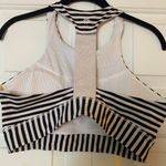 Athleta  High Moon Navy Stripe Sports Bra Photo 5