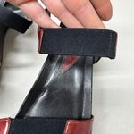 Dansko  Black Red Leather Strappy Wedge Sandals Women’s 9.5 Comfort Shoes Photo 5