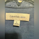 Calvin Klein  button front Shirt-dress size large, perfect condition, never worn Photo 3