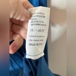 Pink Memories MATILDA LONG VISCOSE SLIP DRESS WITH LACE Blue Photo 6