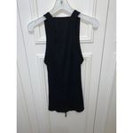 True Religion  Women's Black Tank Top Size‎ Large Square Neck Sleeveless Photo 3