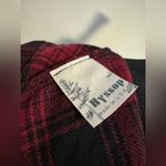 EUC Hyssop Vintage Red and Black Plaid Zip Up Dress Size Medium Photo 4