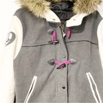 Baby Phat  Vintage Hooded Jacket Womens 2X Gray White Full Zip 90s Photo 1