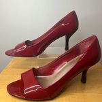 Apt. 9  Women's Size 10M Heels Red Patent Open Toe Heels Photo 3