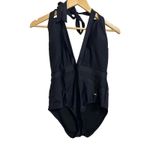 Ted Baker London Ralinda Halter One-Piece Swimsuit Black Size 4 Photo 1