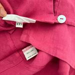 Bryn Walker  Women's Isola 100% Linen Sleeveless Tank Top Pink Slit Blouse XXS Photo 3