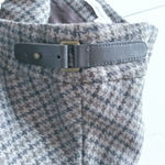 Gerard Darel Wool Knee Length Tan HoundsTooth Academia Skirt 46 Photo 7