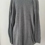 Barefoot Dreams Cozy Chic Ultra Lite Light Gray Open Draped Front Size L/XL Photo 2