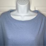 Lou & grey  Side Tie Elastic Waist Sweatshirt Periwinkle Hydrangea M Photo 2