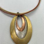 Macy's Gold and Red Beaded Necklace Set Photo 2