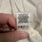 G.H. Bass & Co. Shirt Womens Large Beige Henley 3/4 Sleeve Casual Cotton Top Photo 7