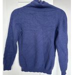 Gran Sasso Women's 100% Cashmere Cowl Neck Sweater, Size US S, Italy 42, EUC Purple Photo 2