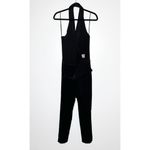 Haute Hippie Tuxedo Halter Jumpsuit Straight Leg Women's Black Size Medium? Photo 3