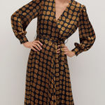 Mango POLKA DOT MAXI DRESS Photo 0