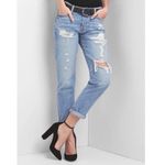 Gap Sexy Boyfriend Distressed Straight Leg Jeans Photo 1