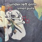 CAbi  Floral Chiffon V Neck Tiered Ruffle Dress XS Photo 10