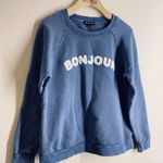 Whistles Bonjour Logo Sweatshirt Blue size Small Photo 12