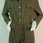 Tarsa military cargo jacket by en Creme sz small Green Photo 0