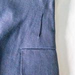 Ralph Lauren  Black Label Vintage Blue Linen Blazer Jacket Womens 8 Photo 4