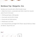 Aila Blue Bordeaux Swim Bikini Top Photo 2