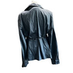 Dress Barn button front belted tunic blue women's XL Photo 3