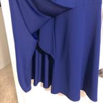 Vince Camuto  Royal Blue Dress Asymmetric Hem Midi Cocktail Plus Size 18 NWT $158 Photo 4