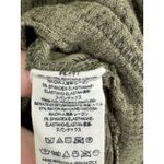 Free People Womens Green Thermal Knit Shirt Size S Lagenlook Oversized Boho Photo 6