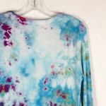 Heart & Hips Heart Hips Medium Top Handmade‎ Tie Dye Too Loud Blue Purple Pink Strappy 1113 Photo 5