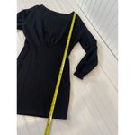 Strut & Bolt Mini Pencil Dress Womens Size S Black Off the Shoulder Long Sleeve Photo 5