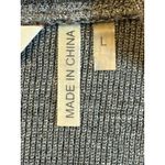 Soft Surroundings Gray V Neck Black Velvet Trim Pullover Sweater Size Large Photo 7