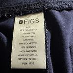 FIGS  Women's High Waisted Livingston Basic Scrub
Pants Small Tall blue Photo 8