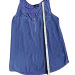 Fortune & Ivy Cute Summer Lightweight Purple Sleeveless Blouse Sz S Photo 3