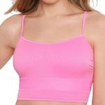 NWT Salt + Cove Not What It Seams Bikini Crop Top Peony Pink Size L Size L Photo 9