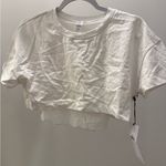 Alo Yoga NWT  Made You Look Cropped Short Sleeve Tee Photo 2