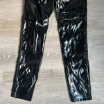 I am gia I.AM.GIA Nikole Faux Leather Pants Women XS Black Patent Shiny Slim Straight Photo 13