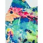 NEW Robb Lulu L One Piece Bathing Suit Jungle Jane Low Open Back Swimwear Pool Blue Size L Photo 5