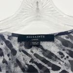 ALLSAINTS Penny Ambiant Animal Print Long Sleeve Blouse Size Large Photo 6