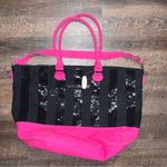 Victoria's Secret Victoria’s Secret PINK 2013 Black Friday Black/Pink Weekender Bag NWT Photo 0
