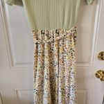 Reborn J  Floral Maxi Dress Womens Small Casual Summer Dress Tie Waist Pullover Photo 6